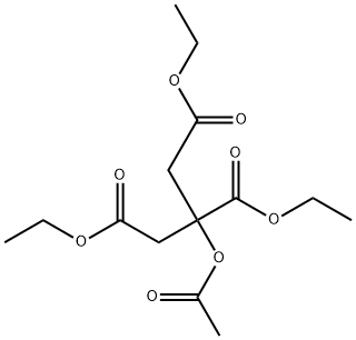 Triethyl acetyl citrate  Struktur