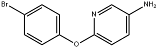 6-(4-BROMOPHENOXY)PYRIDIN-3-AMINE Struktur