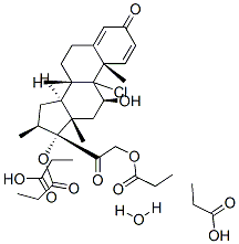 BECLOMETASONE DIPROPIONATE MONOHYDRATE Struktur