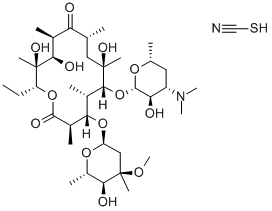 Erythromycin thiocyanate