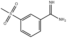 3-(Methylsulfonyl)benzamidine Struktur