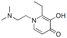 4(1H)-Pyridinone, 1-[2-(dimethylamino)ethyl]-2-ethyl-3-hydroxy- (9CI) Struktur