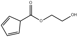 2,4-Cyclopentadiene-1-carboxylicacid,2-hydroxyethylester(9CI) Struktur