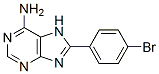 8-(4-bromophenyl)-7H-purin-6-amine Struktur