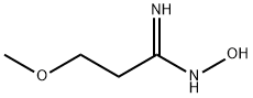 N-HYDROXY-3-METHOXY-PROPIONAMIDINE Struktur