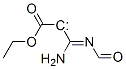 Ethylidene,  2-amino-1-(ethoxycarbonyl)-2-(formylimino)-,  (2Z)-  (9CI) Struktur