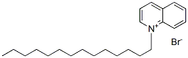 1-tetradecylquinolinium bromide Struktur