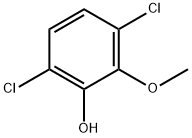 2-Methoxy-3,6-dichloro-phenol Struktur