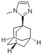 N-methyl-2-(1-adamantyl)imidazole Struktur