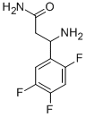 3-AMINO-3-(2,4,5-TRIFLUORO-PHENYL)-PROPIONIC ACID AMIDE Struktur