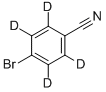 4-BROMOBENZONITRILE-D4 Struktur