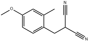 Propanedinitrile, [(4-methoxy-2-methylphenyl)methyl]- (9CI) Struktur