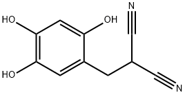 Propanedinitrile, [(2,4,5-trihydroxyphenyl)methyl]- (9CI) Struktur