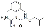 1-(2,6-dimethylphenyl)-3-isobutoxyamidinourea Struktur