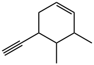 Cyclohexene, 5-ethynyl-3,4-dimethyl- (9CI) Struktur