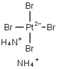 diammonium tetrabromoplatinate Struktur