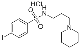 4-IODO-N-(3-PIPERIDIN-1-YL-PROPYL)-BENZENESULFONAMIDE HYDROCHLORIDE Struktur