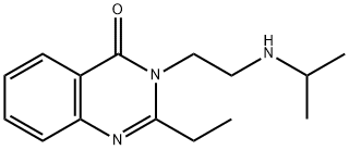 4(3H)-Quinazolinone, 2-ethyl-3-(2-((1-methylethyl)amino)ethyl)- Struktur