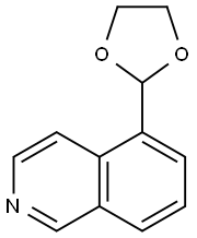 Isoquinoline, 5-(1,3-dioxolan-2-yl)- (9CI) Struktur