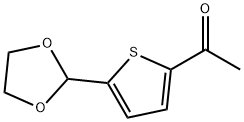 5-(1,3-DIOXOLAN-2-YL)-2-THIENYL METHYL KETONE Struktur