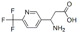 3-AMINO-3-(6-TRIFLUOROMETHYL-PYRIDIN-3-YL)-PROPIONIC ACID Struktur