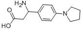 3-AMINO-3-[4-(PYRROLIDIN-1-YL)-PHENYL]-PROPIONIC ACID Struktur