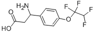 3-AMINO-3-[4-(1,1,2,2-TETRAFLUORO-ETHOXY)-PHENYL]-PROPIONIC ACID Struktur