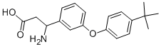 3-AMINO-3-[3-(4-TERT-BUTYL-PHENOXY)-PHENYL]-PROPIONIC ACID Struktur