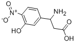 3-AMINO-3-(3-HYDROXY-4-NITRO-PHENYL)-PROPIONIC ACID Struktur