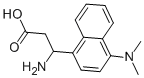 3-AMINO-3-(4-DIMETHYLAMINO-NAPHTHALEN-1-YL)-PROPIONIC ACID Struktur