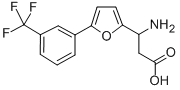 3-AMINO-3-[5-(3-TRIFLUOROMETHYLPHENYL)-FURAN-2-YL]-PROPIONIC ACID Struktur