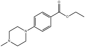 ETHYL 4-(4-METHYLPIPERAZIN-1-YL)BENZOATE Struktur