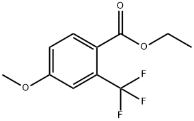 ethyl 2-(trifluoromethyl)-4-methoxybenzoate Struktur