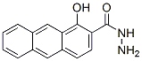 2-Anthracenecarboxylic acid, 1-hydroxy-, hydrazide Struktur