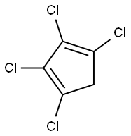 TETRACHLOROCYCLOPENTADIENE Struktur