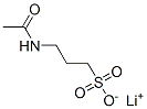 lithium 3-(acetylamino)propanesulphonate Struktur