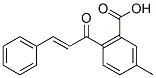 6-cinnamoyl-m-toluic acid Struktur