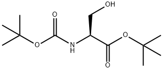 BOC-SER(TBU)-OH Struktur