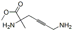 4-Hexynoicacid,2,6-diamino-2-methyl-,methylester(9CI) Struktur