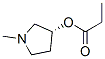 3-Pyrrolidinol,1-methyl-,propanoate(ester),(3R)-(9CI) Struktur