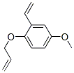 Benzene, 2-ethenyl-4-methoxy-1-(2-propenyloxy)- (9CI) Struktur