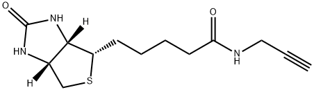 1H-Thieno[3,4-d]iMidazole-4-pentanaMide, hexahydro-2-oxo-N-2-propynyl-, (3aS,4S,6aR)- Struktur