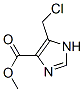 1H-Imidazole-4-carboxylic  acid,  5-(chloromethyl)-,  methyl  ester Struktur