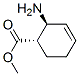 3-Cyclohexene-1-carboxylicacid,2-amino-,methylester,(1S-trans)-(9CI) Struktur