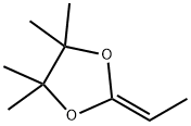 1,3-Dioxolane,  2-ethylidene-4,4,5,5-tetramethyl- Struktur