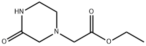 ethyl 2-(3-oxopiperazin-1-yl)acetate Struktur