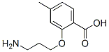 Benzoic acid, 2-(3-aminopropoxy)-4-methyl- (9CI) Struktur