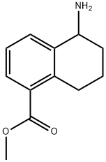 1-Naphthalenecarboxylicacid,5-amino-5,6,7,8-tetrahydro-,methylester(9CI) Struktur