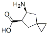 Spiro[2.4]heptane-5-carboxylic acid, 6-amino-, (5R,6S)- (9CI) Struktur