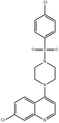 7-氯-4-[4-[(4-氯苯基)磺?；鵠-1-哌嗪基]喹啉, 774549-97-2, 結(jié)構(gòu)式